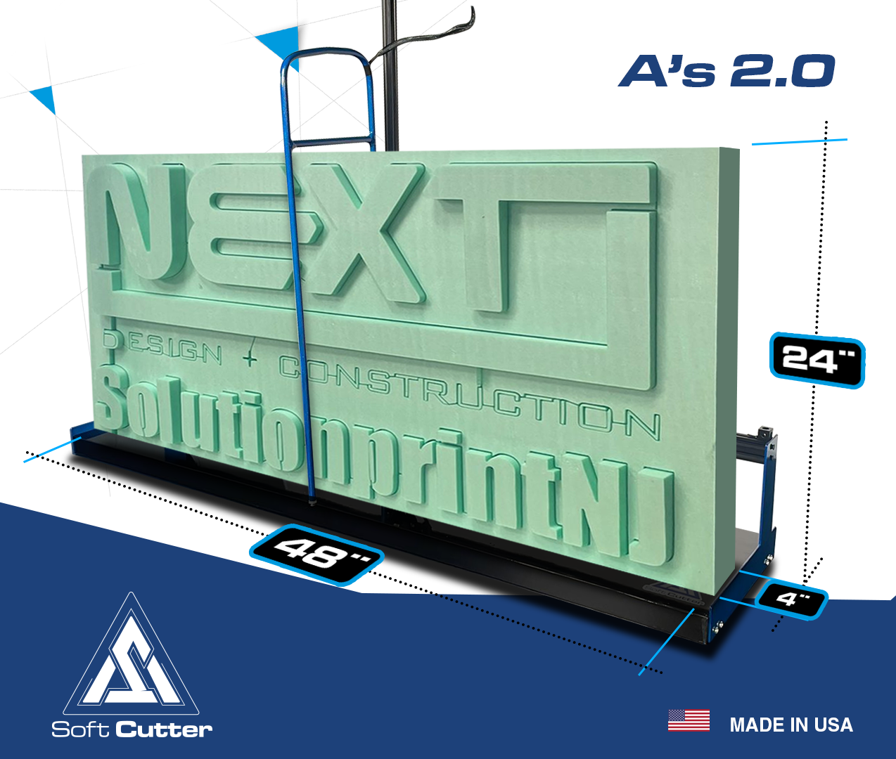 dimension digital hot wire machine cutting